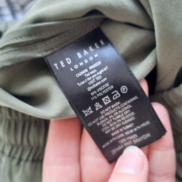 Ted Baker London Green Braydin Joggers 1 - Picture 6 of 9